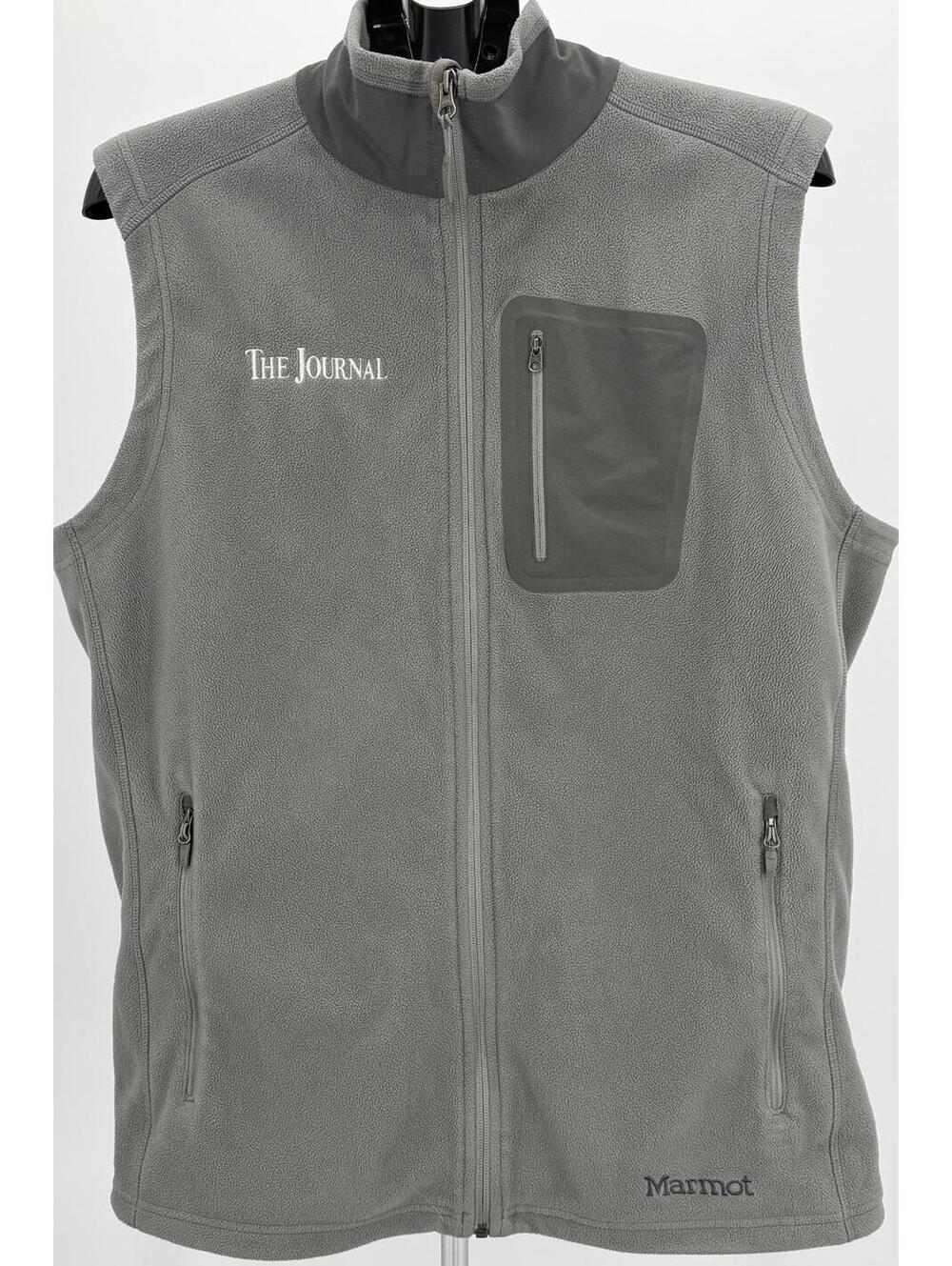 Marmot Polartec Fleece Vest XL Gray‎ Relaxed Fit